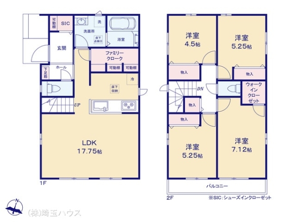 春日部市一ノ割1丁目497番　新築戸建て　全8棟