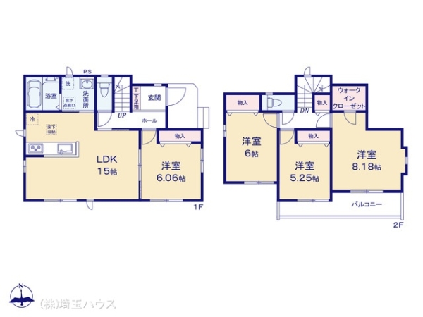 草加市西町932番　新築戸建て　全4棟