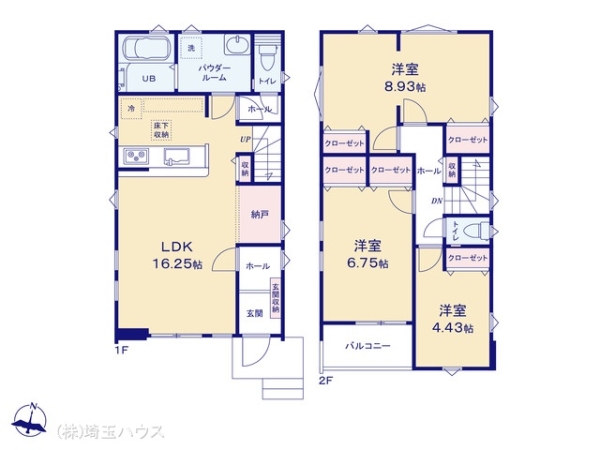 川口市北園町1期 新築戸建て 全2棟