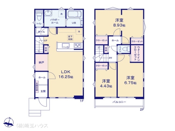 川口市北園町1期　新築戸建て　全2棟