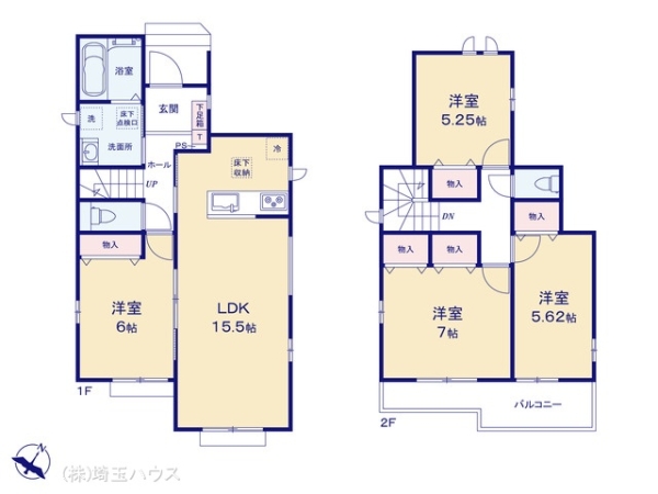 川口市安行原830番 新築戸建て 全2棟