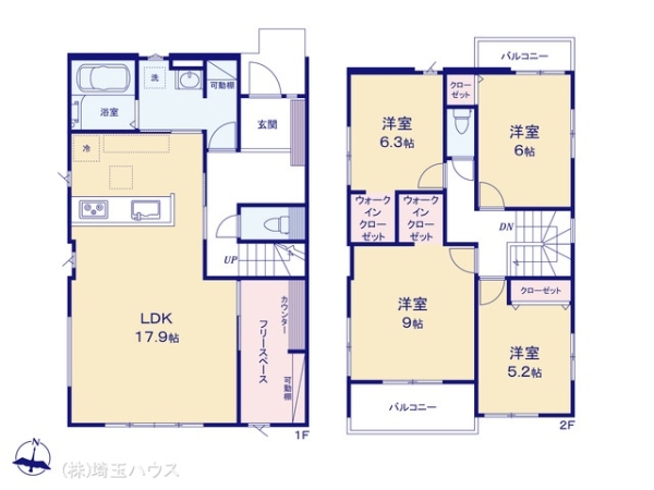 草加市稲荷19期 新築戸建て 全2棟
