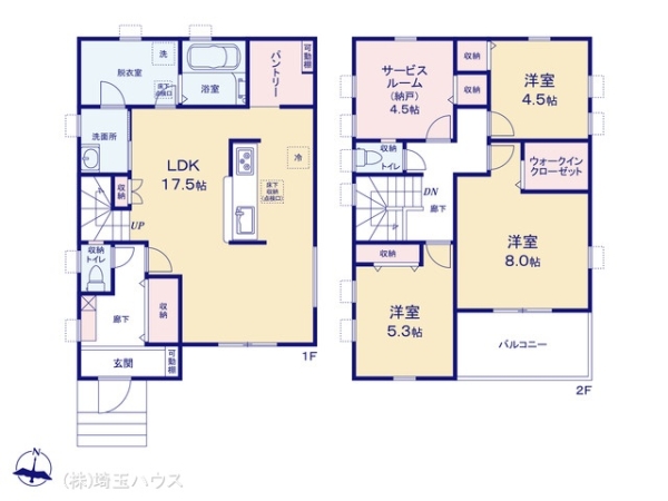 大袋第3　新築戸建て　全1棟