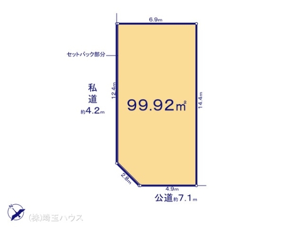 春日部市一ノ割3丁目　土地　全1区画