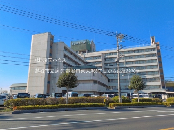 越谷市東大沢3丁目　新築戸建て　全1棟(越谷市立病院)