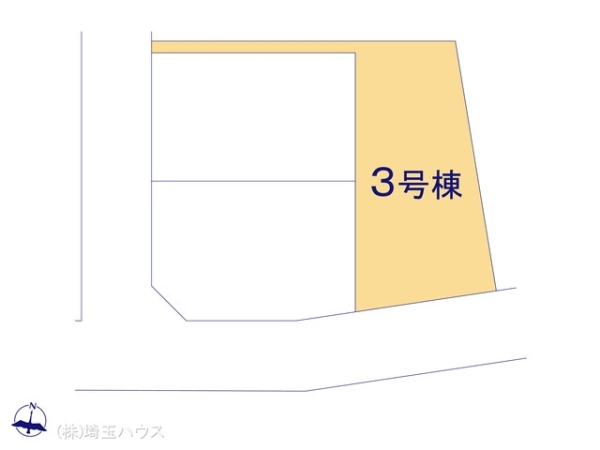 さいたま岩槻区城南1丁目25ー1期　新築戸建て　全3棟
