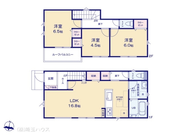 さいたま岩槻区城南1丁目25ー1期　新築戸建て　全3棟