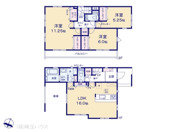 越谷市蒲生東町2期　新築戸建て　全1棟