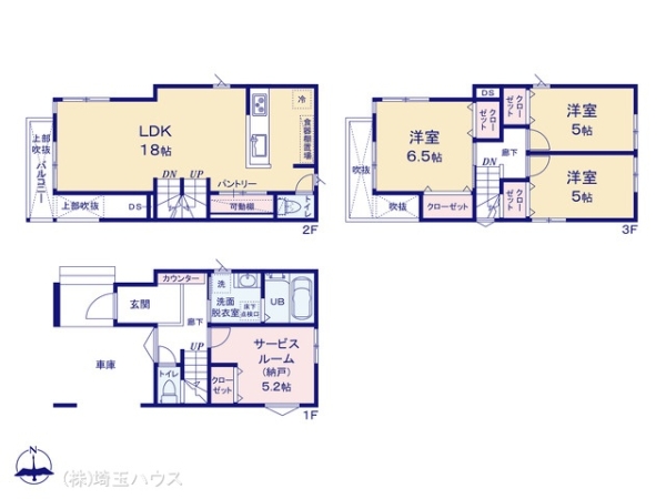 川口市大字芝No_7　3期　新築戸建て　全4棟