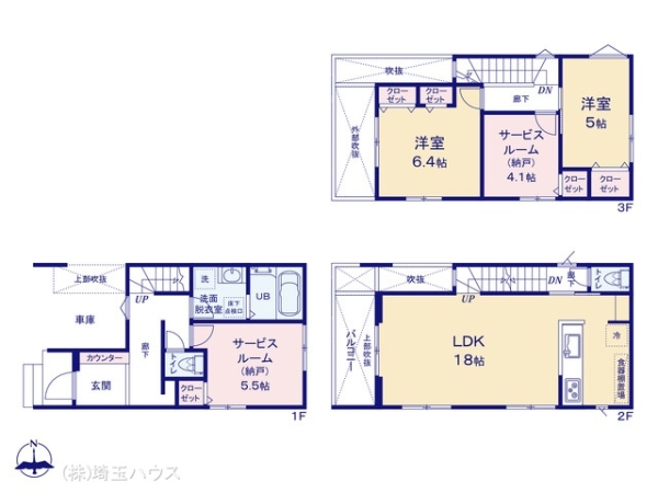 川口市大字芝No_7　3期　新築戸建て　全4棟