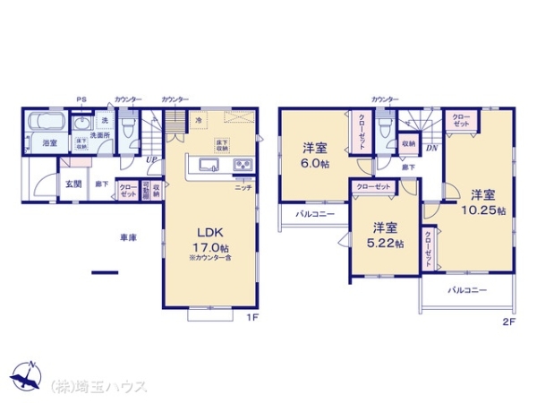 草加市弁天2丁目 新築戸建て 全1棟
