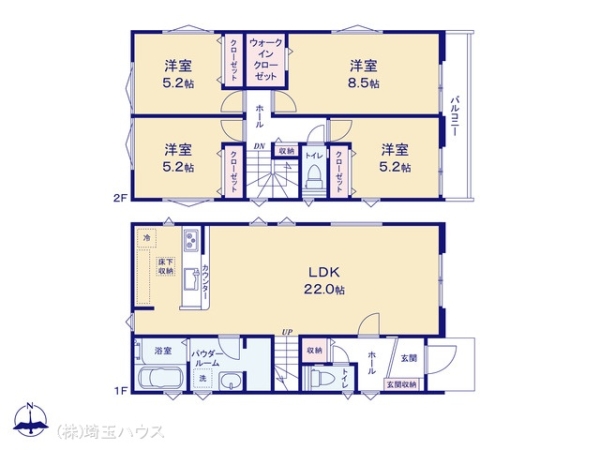 川口市北原台2期 新築戸建て 全2棟