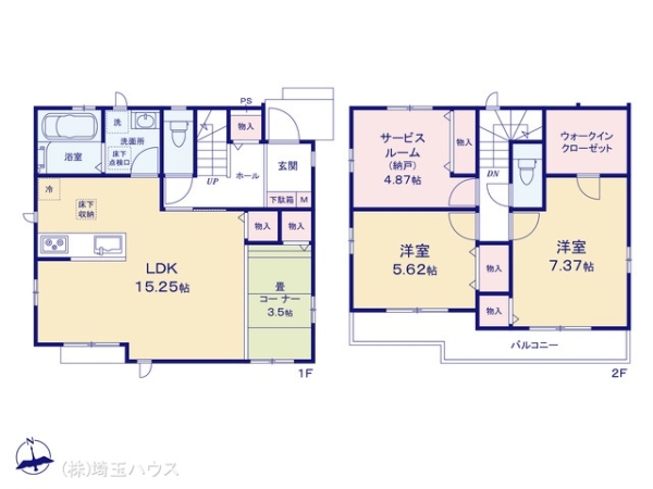 川口市上青木西5丁目3番 新築戸建て 全2棟