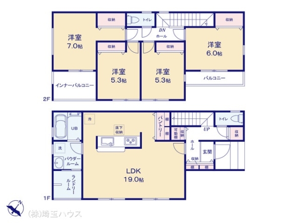春日部市豊町9期　新築戸建て　全1棟