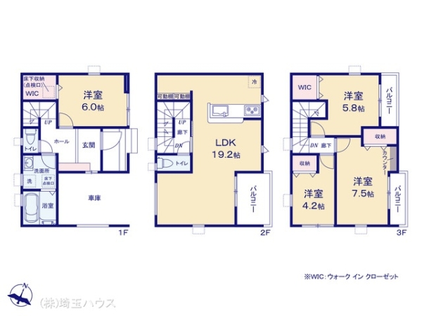 草加市松江1期 新築戸建て 全1棟
