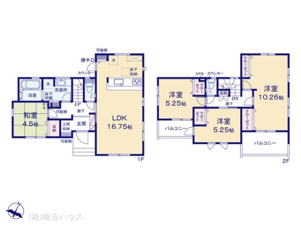 幸手市緑台1丁目6期　新築戸建て　全3棟