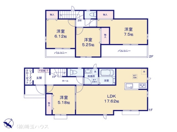 三郷市高洲3丁目95番　新築戸建て　全4棟