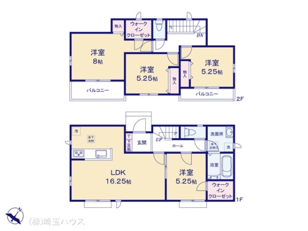 三郷市高洲3丁目95番　新築戸建て　全4棟