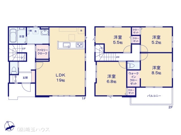 越谷市大泊23期　新築戸建て　全1棟