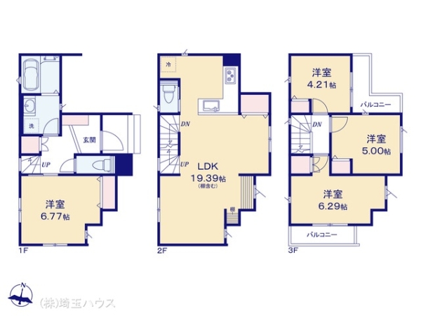 川口521　新築戸建て　全2棟