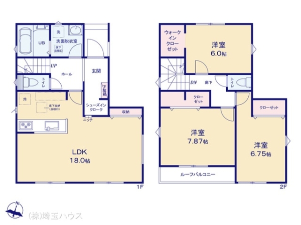 春日部市六軒町01期 新築戸建て 全1棟