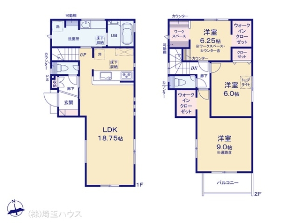 川口市上青木西4丁目 新築戸建て 全3棟