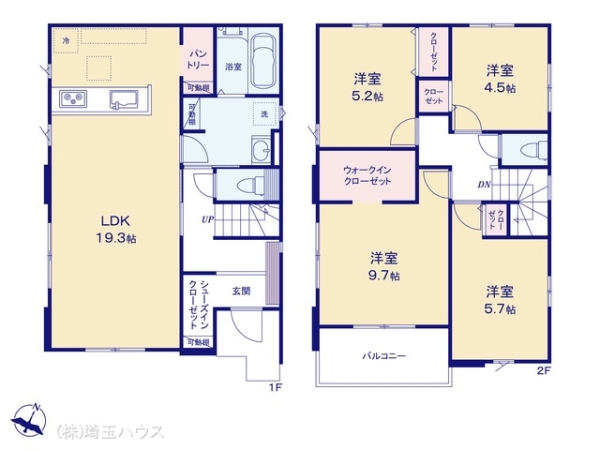 越谷市千間台西31期　新築戸建て　全1棟