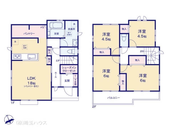 粕壁東4丁目549番 新築戸建て 全5棟