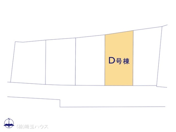 粕壁東4丁目549番　新築戸建て　全5棟