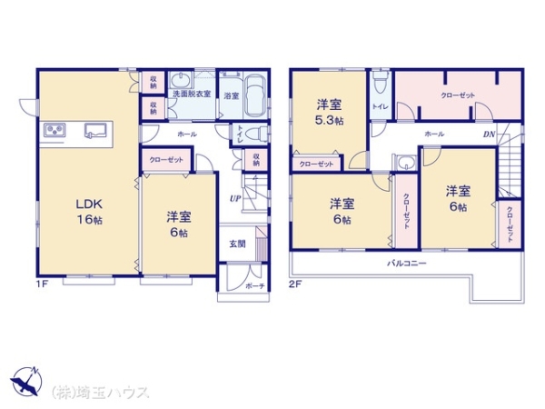 春日部市中央3丁目第6期　新築戸建て　全1棟