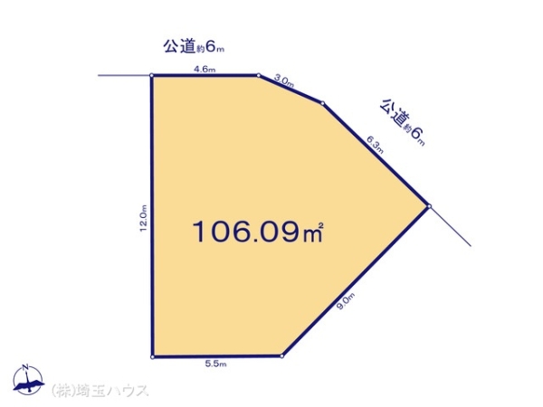 川口市安行領根岸413番　土地　全3区画