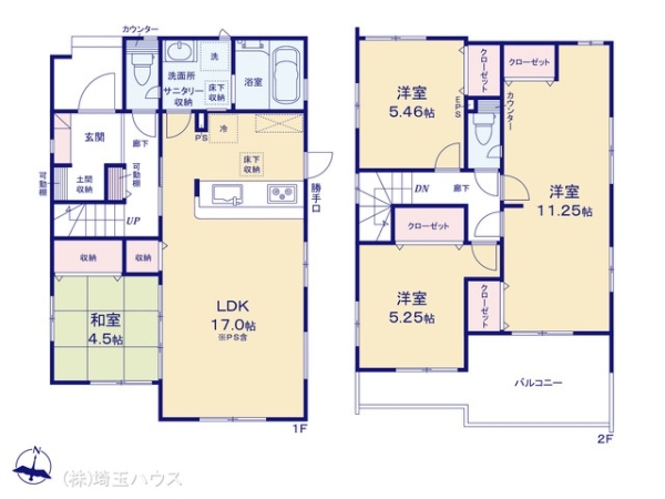 さいたま市見沼区片柳　新築戸建て　全2棟