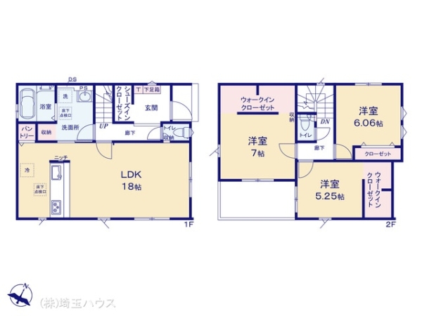 越谷市平方7期　新築戸建て　全1棟