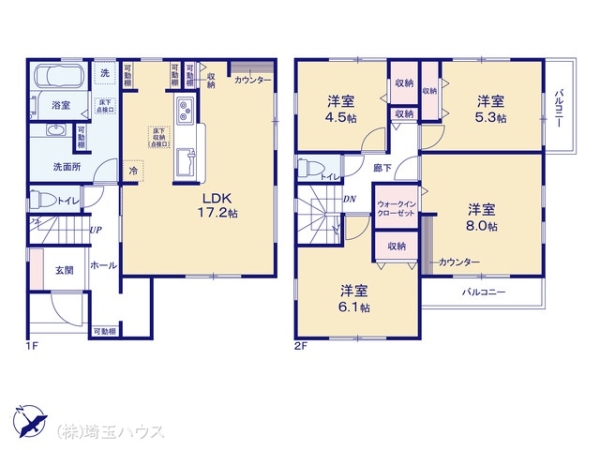 越谷市神明町1期　新築戸建て　全3棟