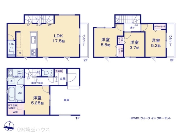 春日部南4丁目25-1期 新築戸建て 全1棟