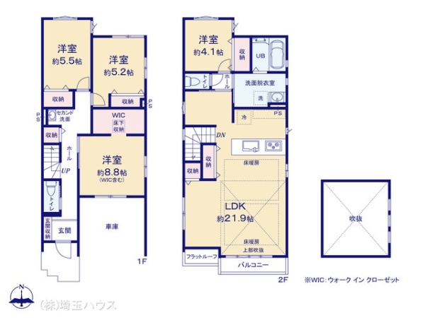 川口市三ッ和3期　新築戸建て　全1棟