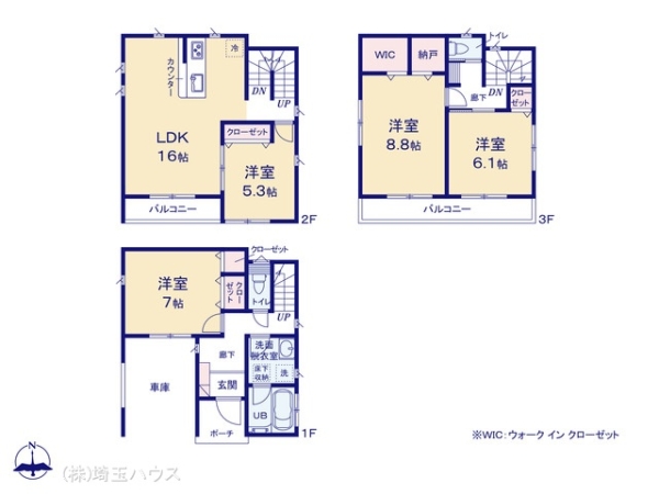 川口市大字伊刈328　VI期　新築戸建て　全1棟