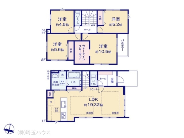 草加市金明町10期 新築戸建て 全1棟