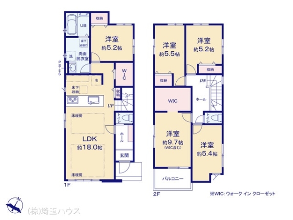 さいたま市見沼区南中丸17期 新築戸建て 全3棟