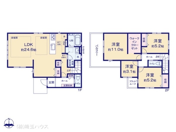 草加市谷塚町27期 新築戸建て 全1棟