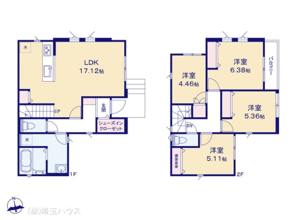 岩槻宮町216V 新築戸建て 全1棟