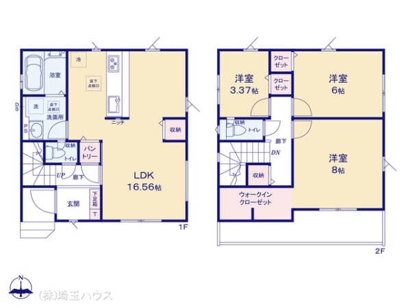 川口市上青木16期 新築戸建て 全2棟