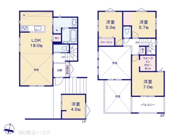 川口市本前川317　新築戸建て　全1棟
