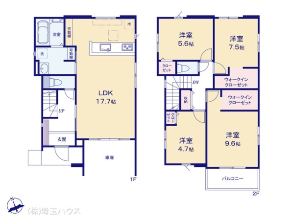 越谷市大泊25期 新築戸建て 全1