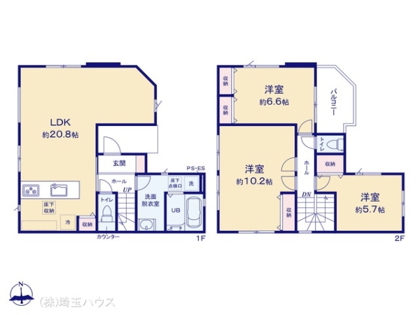川口市伊刈12期　新築戸建て　全1棟