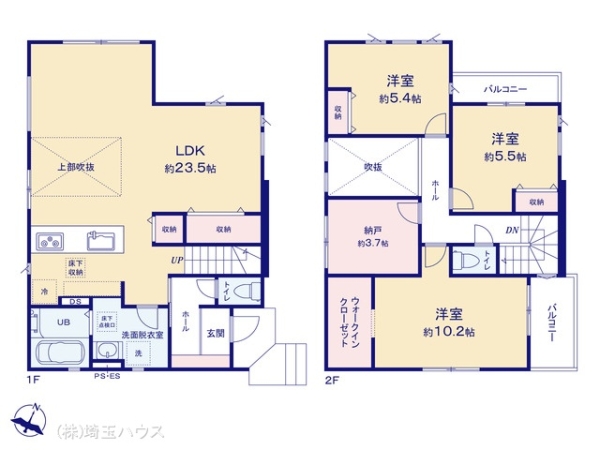 草加市新栄3期 新築戸建て 全1棟