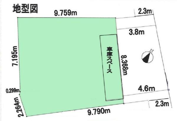 南区平楽　売り地