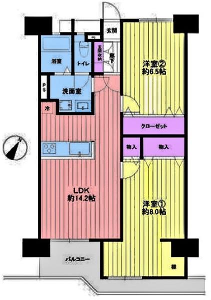 野庭団地６１５　２号棟