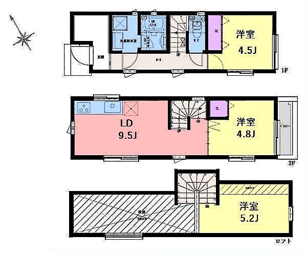 港北区岸根町　全1棟