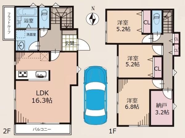 横浜市港北区下田町６丁目の中古一戸建